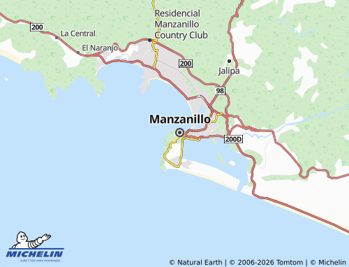 Carte MICHELIN Manzanillo Zona 2 - ViaMichelin