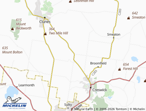 Mapa MICHELIN Glendonald - ViaMichelin