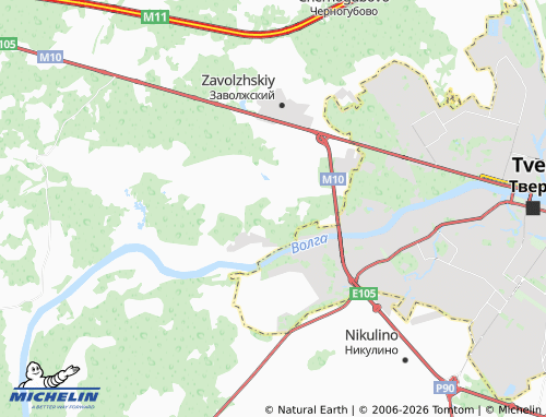 Carte MICHELIN Dmitrovo-Cherkassy - ViaMichelin