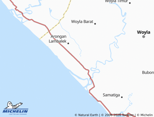 MICHELIN Simpang Peut map - ViaMichelin