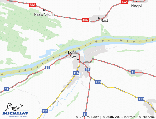 Mappa MICHELIN Lom - ViaMichelin