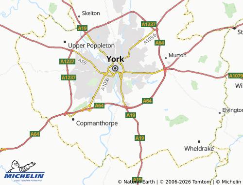 Carte MICHELIN Fulford - ViaMichelin