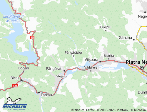 MICHELIN Pângărăcior map - ViaMichelin