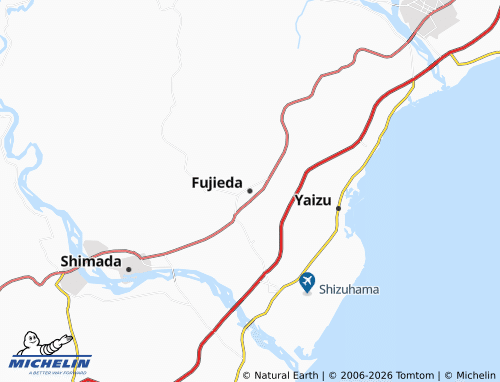 Kaart MICHELIN Fujieda - ViaMichelin