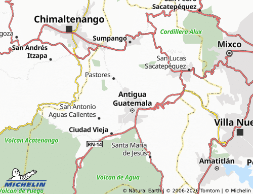 MICHELIN-Landkarte Jocotenango - ViaMichelin