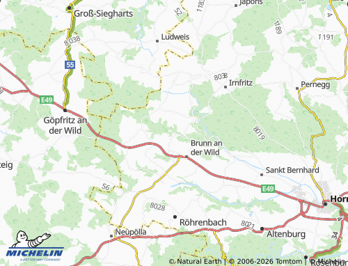 Mapa MICHELIN Grub - ViaMichelin