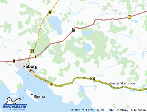MICHELIN-Landkarte Grønderup - ViaMichelin