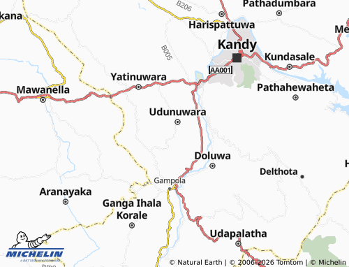 Mappa MICHELIN Dodamdeniya - ViaMichelin
