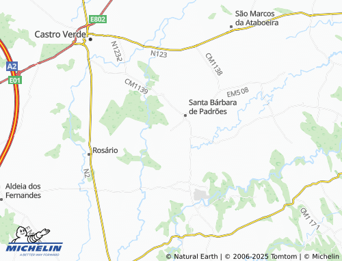 MICHELIN Beringelinho map - ViaMichelin