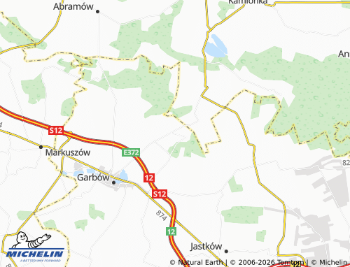 Carte MICHELIN Borków - ViaMichelin