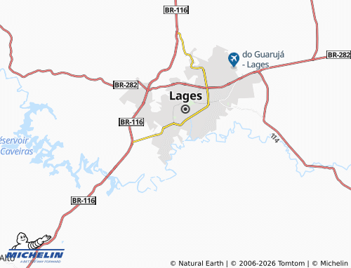 Mapa MICHELIN Centenário - ViaMichelin