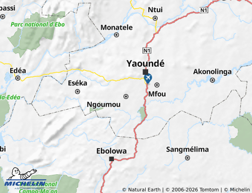 MICHELIN Mefou-et-Akono map - ViaMichelin