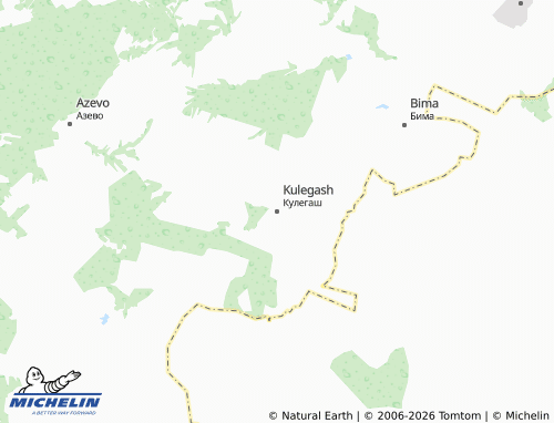 MICHELIN-Landkarte Kulegash - ViaMichelin
