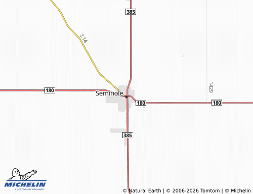 Carte MICHELIN Seminole - ViaMichelin