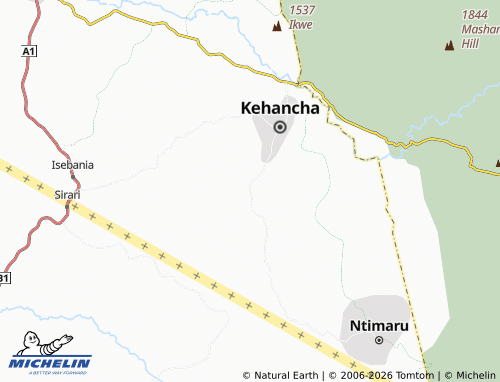 Mappa MICHELIN Taranganya - ViaMichelin