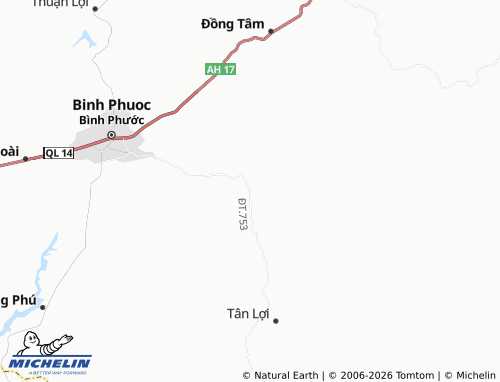 Mapa MICHELIN Tân Hưng - ViaMichelin