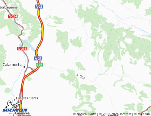 MICHELIN Cutanda map - ViaMichelin