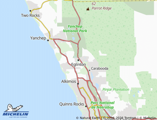 MICHELIN Eglinton map - ViaMichelin