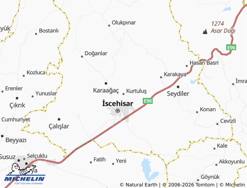 MICHELIN Kurtuluş map - ViaMichelin