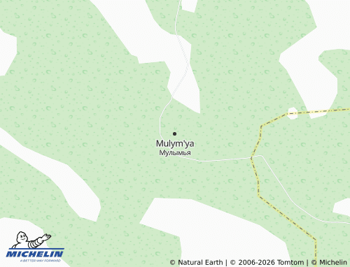 MICHELIN-Landkarte Mulym'ya - ViaMichelin