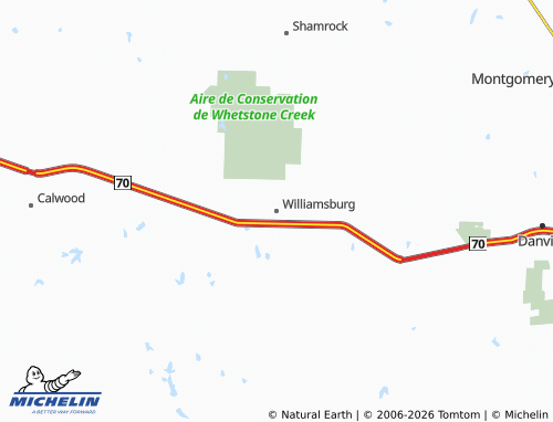 Mappa MICHELIN Williamsburg - ViaMichelin