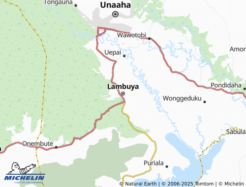 MICHELIN Lambuya map - ViaMichelin