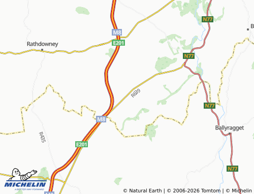 MICHELIN Cullahill map - ViaMichelin