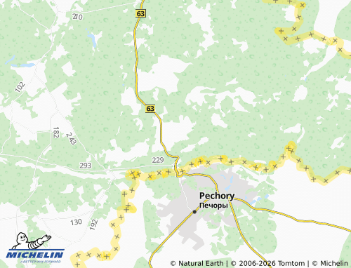 Mappa MICHELIN Vedernika - ViaMichelin