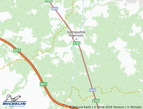 Carte MICHELIN Veshki - ViaMichelin