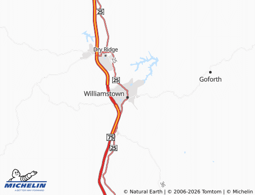 Mappa MICHELIN Williamstown - ViaMichelin