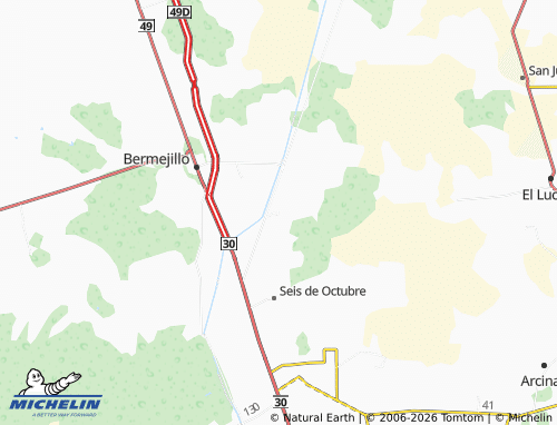 MICHELIN José María Morelos y Pavón map - ViaMichelin