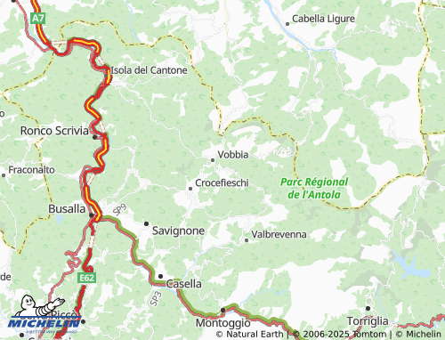 MICHELIN-Landkarte Noceto - ViaMichelin