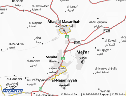 MICHELIN-Landkarte al-Khalidiyyah - ViaMichelin