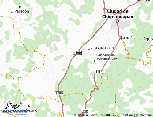 MICHELIN-Landkarte Llano Verde - ViaMichelin
