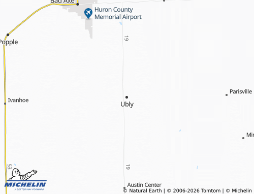 Mapa MICHELIN Ubly - ViaMichelin