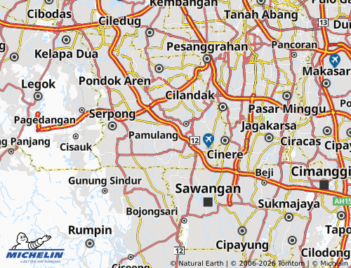 Mapa MICHELIN Bambu Apus - ViaMichelin