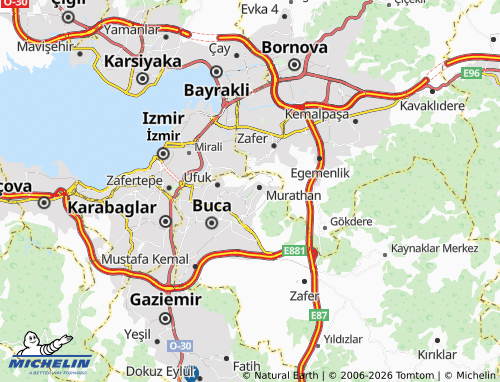 MICHELIN İzkent map - ViaMichelin