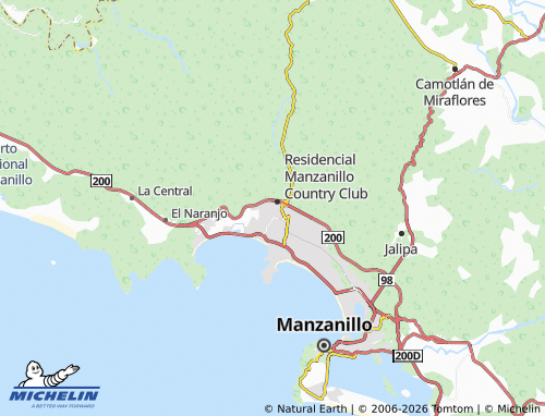 Mapa MICHELIN Perlas de Occidente - ViaMichelin