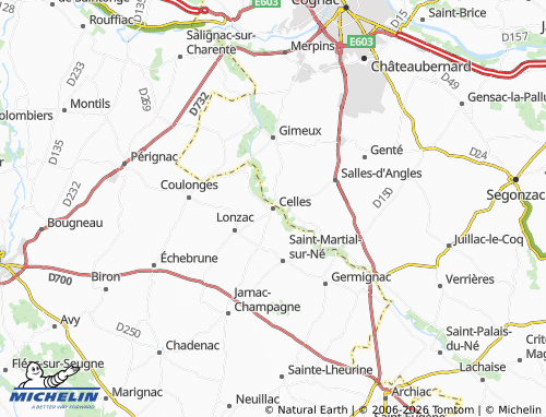 Mapa MICHELIN Celles - ViaMichelin