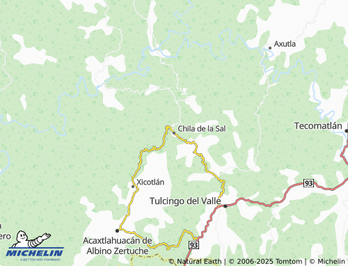 MICHELIN-Landkarte Chila de la Sal - ViaMichelin