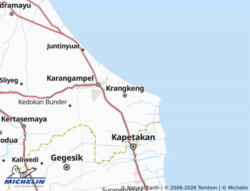 MICHELIN-Landkarte Krangkeng - ViaMichelin