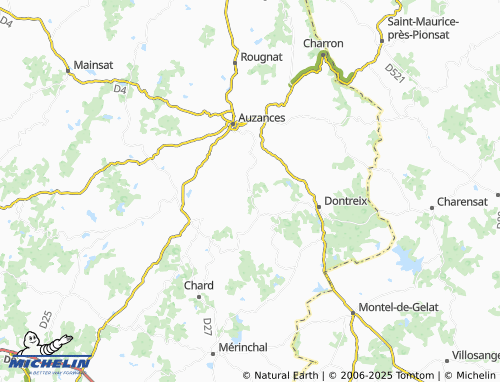 Mapa MICHELIN Parazeix - ViaMichelin
