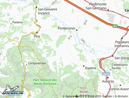 MICHELIN-Landkarte Sant'Oliva - ViaMichelin