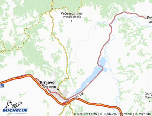 Kaart MICHELIN Šibovska - ViaMichelin