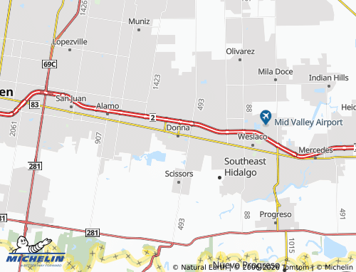 Mapa MICHELIN Donna - ViaMichelin
