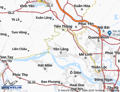 Mapa MICHELIN Liên Mạc - ViaMichelin