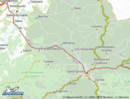 Kaart MICHELIN Caumont - ViaMichelin
