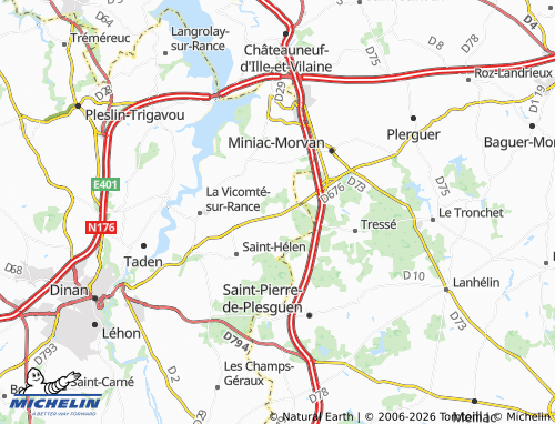 Mapa MICHELIN Le Val Hervelin - ViaMichelin