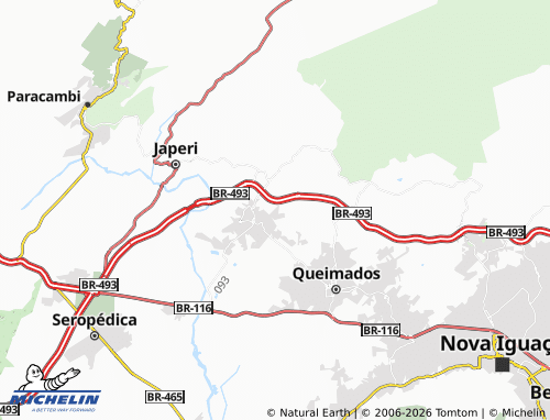 Carte MICHELIN Cajuri - ViaMichelin