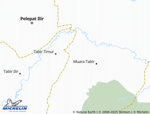 MICHELIN Bangun Seranten map - ViaMichelin